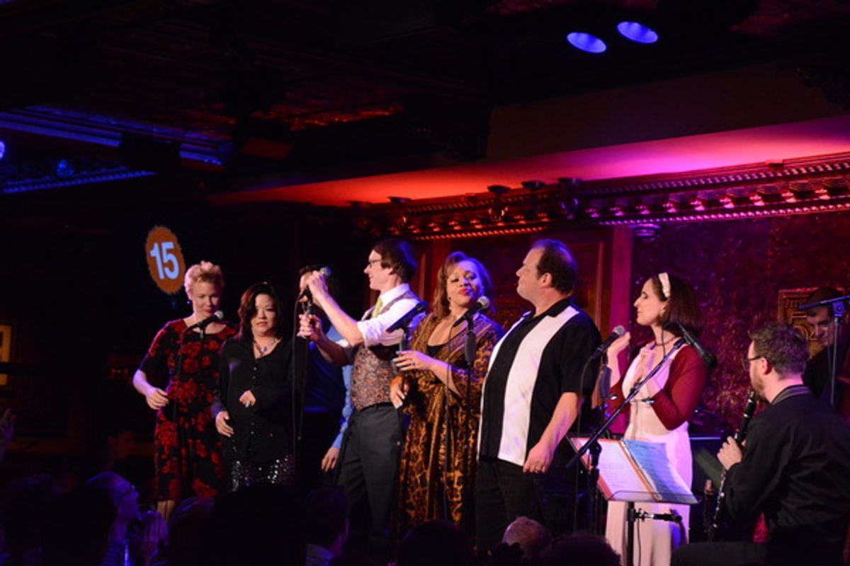 Jennifer Barnhart, Erin Quill, Rick Lyons, Carmen Ruby Floyd, Jordan Gelber and Stephanie D'Abruzzo at 