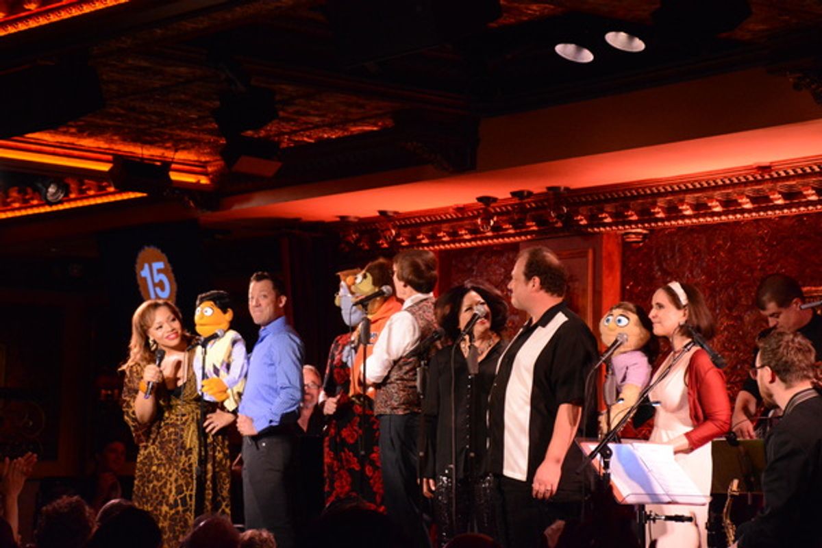 Carmen Ruby Floyd, John Tartaglia, Jennifer Barnhart, Rick Lyon, Jordan Gelber and Stephanie D'Abruzzo at 