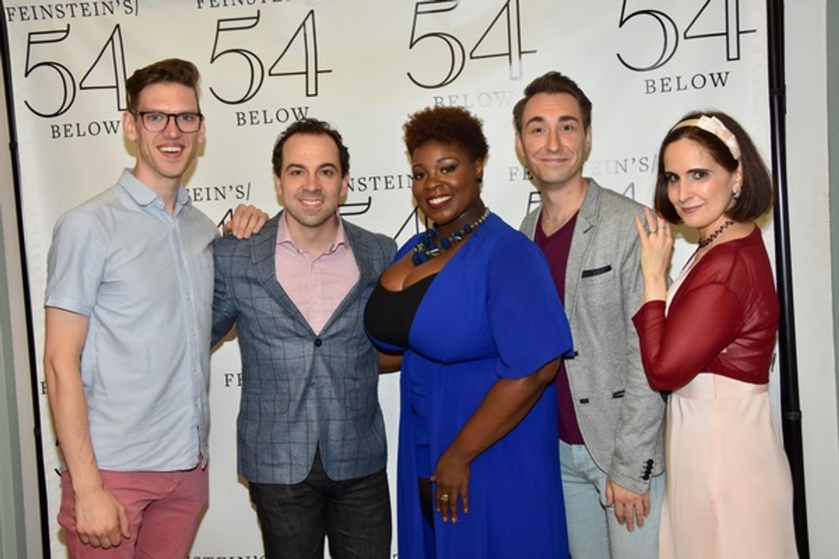 Ben Durocher, Rob McClure, Danielle K. Thomas, Jason Jacoby and  Stephanie D'Abruzzo at 
