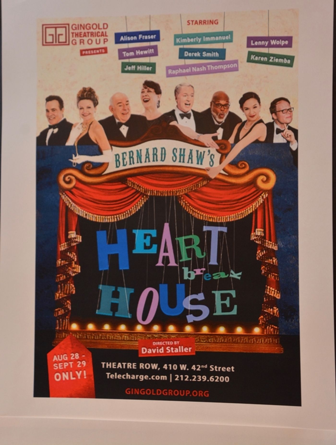 Photo Coverage: Meet the Company of Gingold Theatrical Group's HEARTBREAK HOUSE  Image