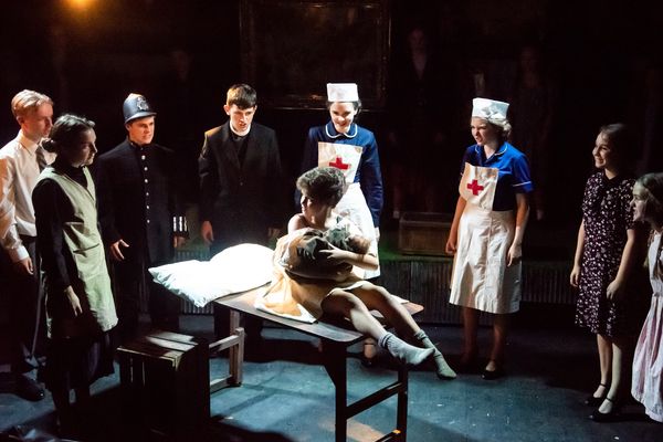 Evan Huntley and Cast Photo