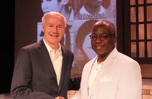 Arkansas Governor Asa Hutchinson and Harvey Butler @ BroadwayWorld Arkansas Governor Asa Hutchinson and Harvey Butler Photo