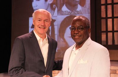  Arkansas  Governor  Asa  Hutchinson  and  Harvey  Butler  Photo