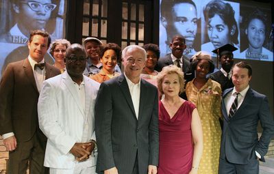   Harvey  Butler  (producer),  Arkansas  Governor  Asa  Hutchinson  (center),  Arkans Photo