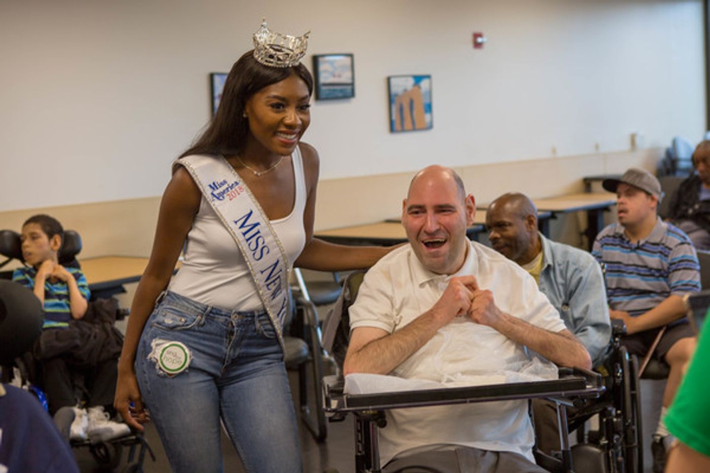 Nia Franklin, Miss New York 2018, Partners With Sing For Hope For A Day Of Music Nia Franklin, Miss New York 2018, Partners With Sing For Hope For A Day Of Music Image