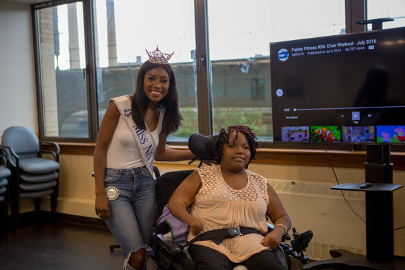 Nia Franklin, Miss New York 2018, Partners With Sing For Hope For A Day Of Music Nia Franklin, Miss New York 2018, Partners With Sing For Hope For A Day Of Music Image