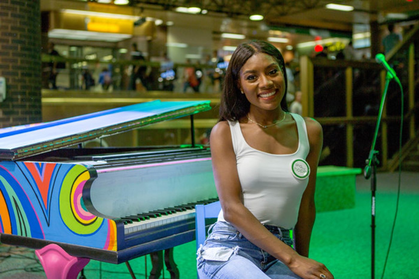 Nia Franklin, Miss New York 2018, Partners With Sing For Hope For A Day Of Music Nia Franklin, Miss New York 2018, Partners With Sing For Hope For A Day Of Music Image