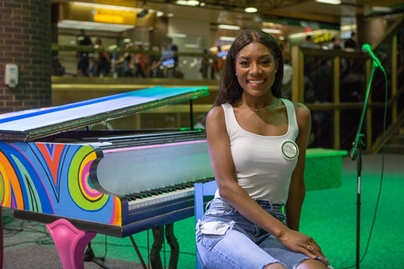 Nia Franklin, Miss New York 2018, Partners With Sing For Hope For A Day Of Music Nia Franklin, Miss New York 2018, Partners With Sing For Hope For A Day Of Music Image