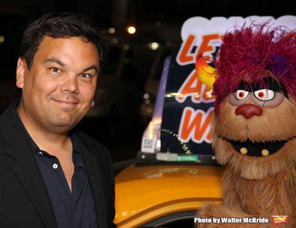 Robert Lopez and Trekkie Monster Photo