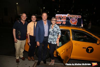 Stephen kocis, Josh Fidler, Kevin McCollum and Robyn Goodman Photo