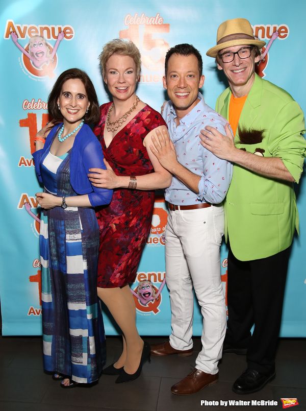 Photo Coverage: AVENUE Q Celebrates 15th Anniversary With Cake Before The Show — photo 9 of 69