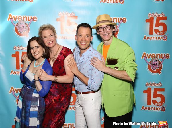 Photo Coverage: AVENUE Q Celebrates 15th Anniversary With Cake Before The Show — photo 8 of 69