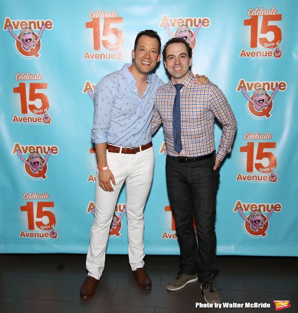 Photo Coverage: AVENUE Q Celebrates 15th Anniversary With Cake Before The Show — photo 22 of 69