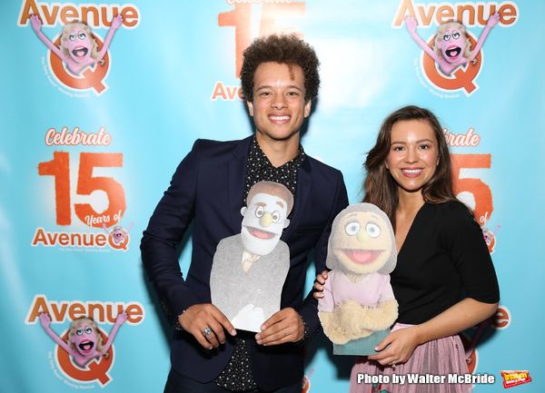 Photo Coverage: AVENUE Q Celebrates 15th Anniversary With Cake Before The Show — photo 25 of 69