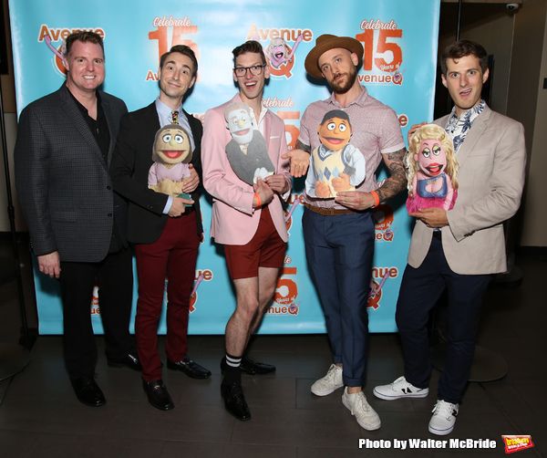 Photo Coverage: AVENUE Q Celebrates 15th Anniversary With Cake Before The Show — photo 41 of 69