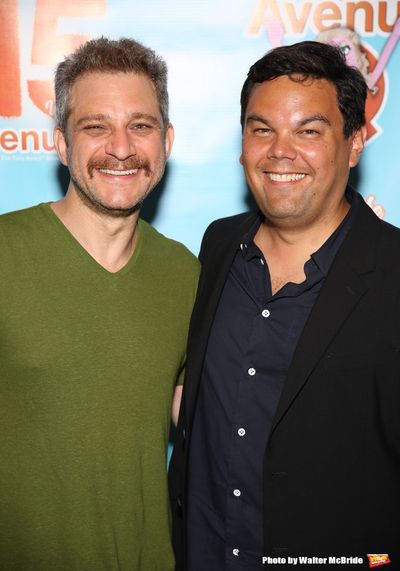 Jeff Marx and Robert Lopez  Photo