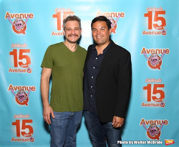 Jeff Marx and Robert Lopez  Photo