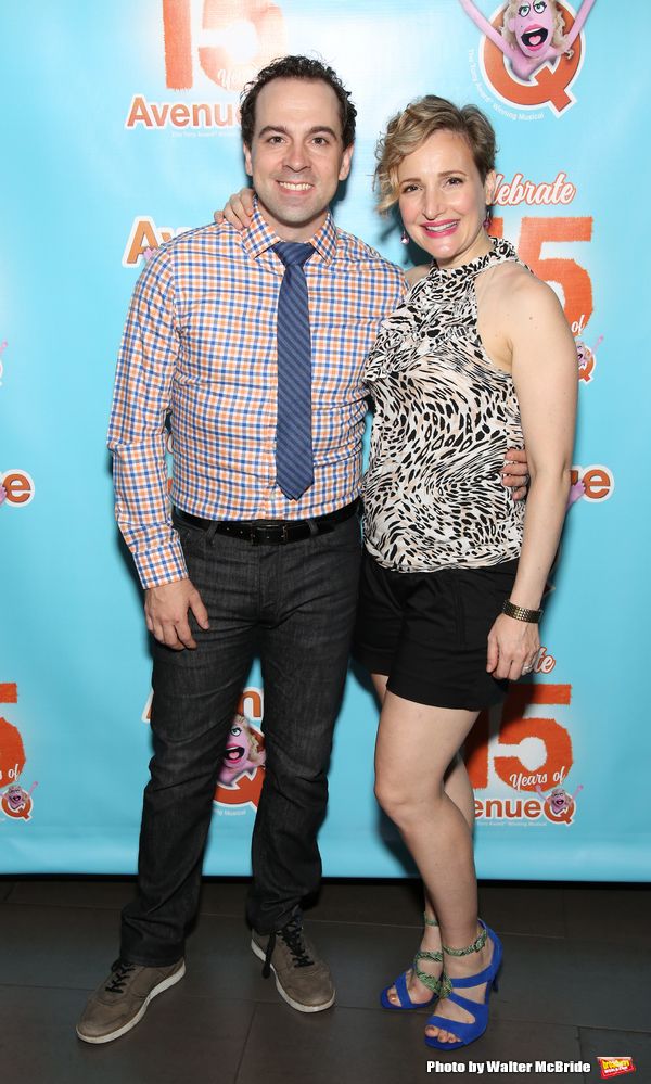 Photo Coverage: AVENUE Q Celebrates 15th Anniversary With Cake Before The Show — photo 46 of 69
