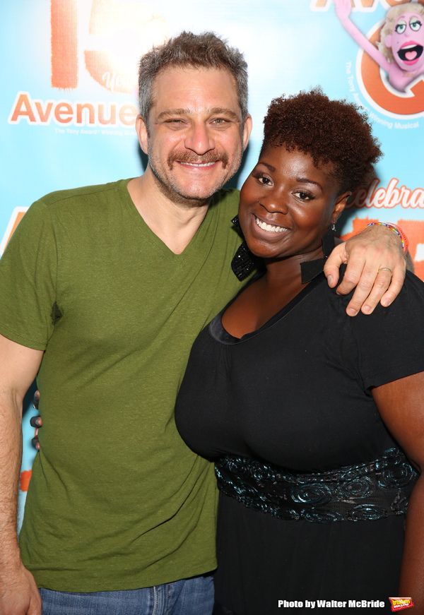 Photo Coverage: AVENUE Q Celebrates 15th Anniversary With Cake Before The Show — photo 51 of 69