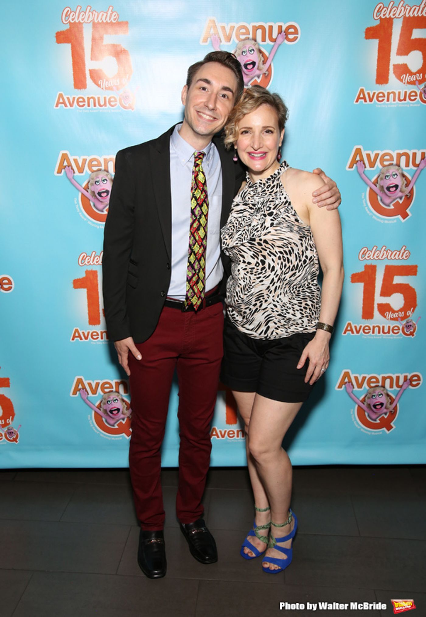 Photo Coverage: AVENUE Q Celebrates 15th Anniversary With Cake Before The Show  Image