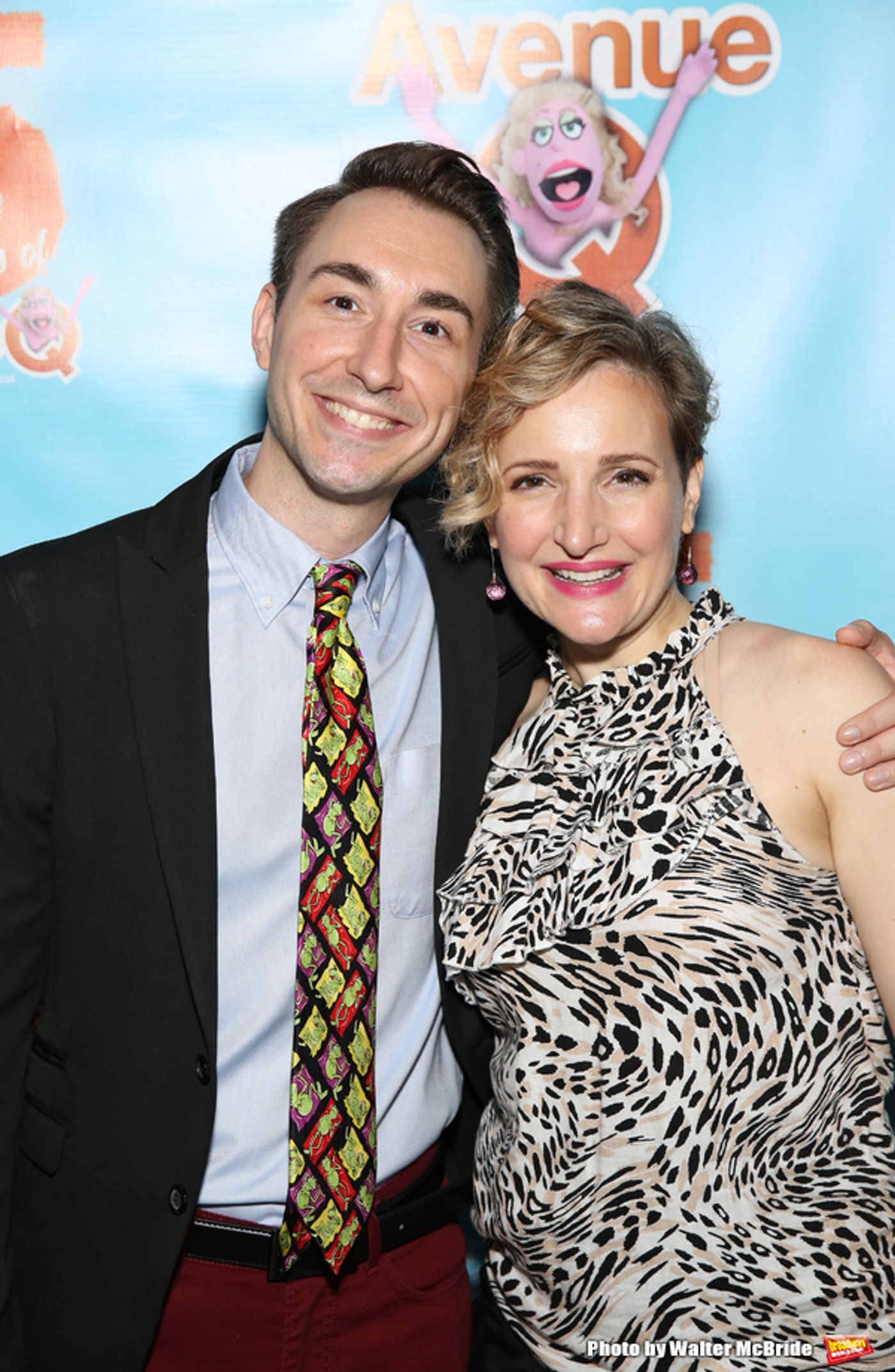 Photo Coverage: AVENUE Q Celebrates 15th Anniversary With Cake Before The Show  Image