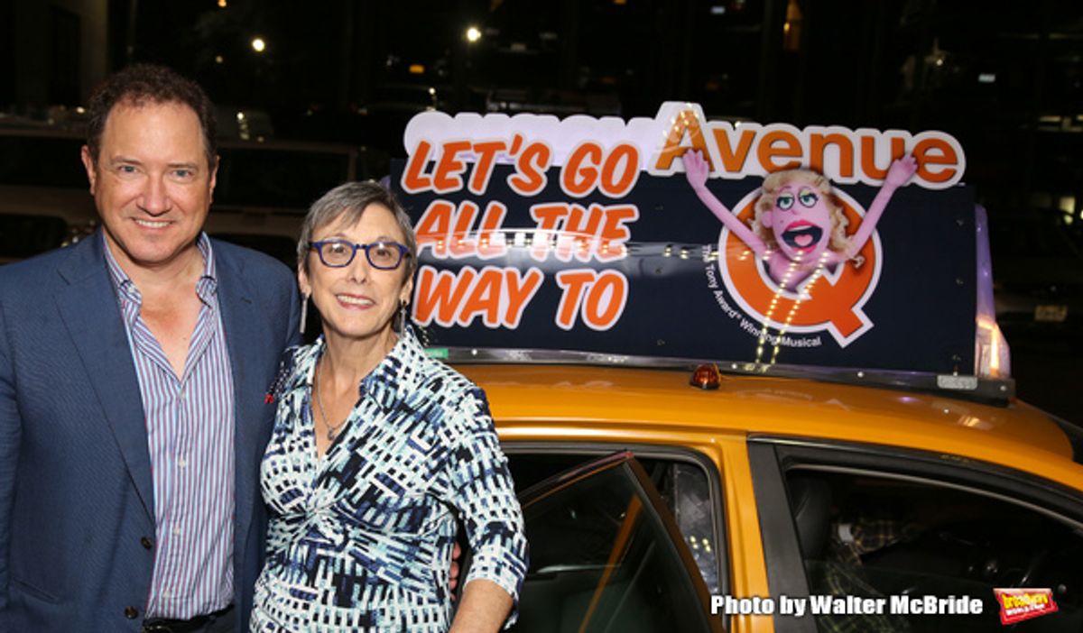 Kevin McCollum and Robyn Goodman at 