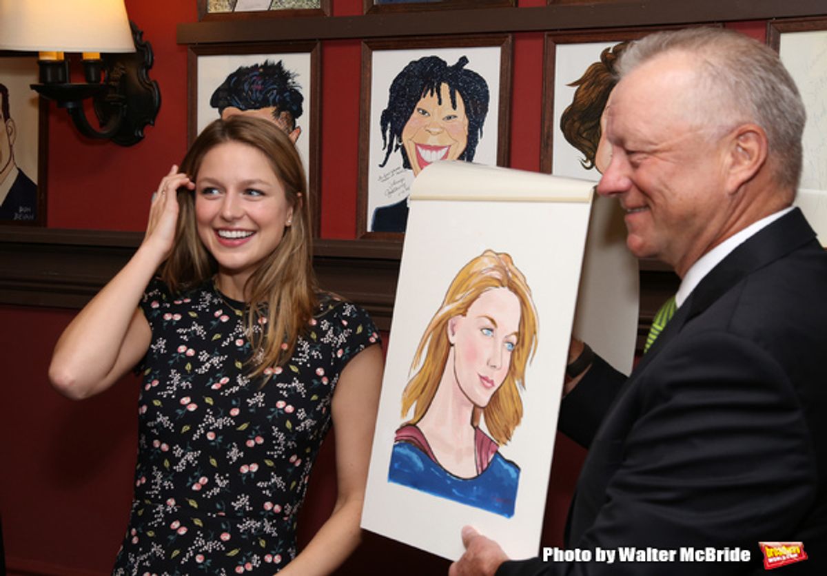 Melissa Benoist with Max Klimavicius  at 