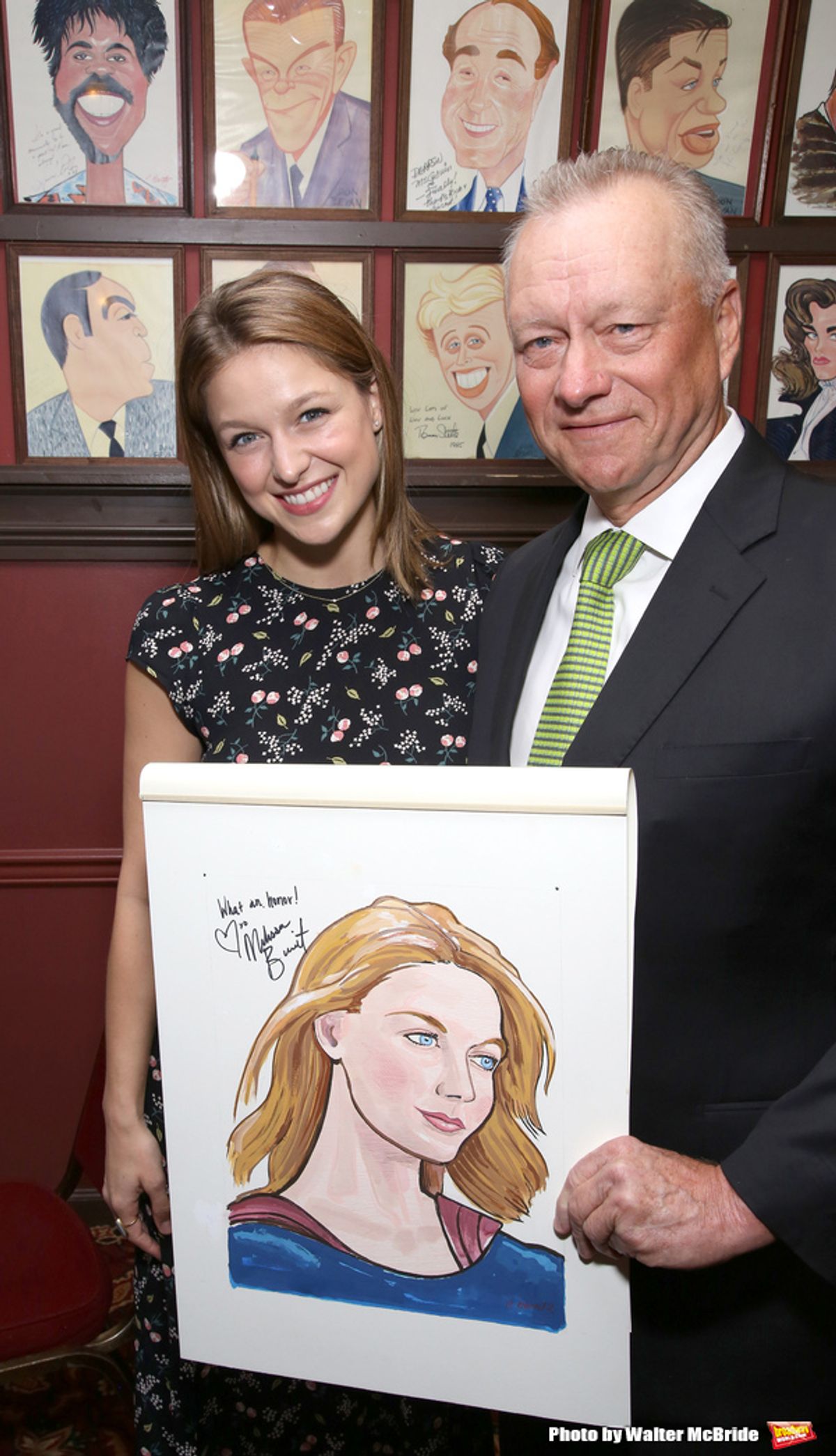 Melissa Benoist with Max Klimavicius at 