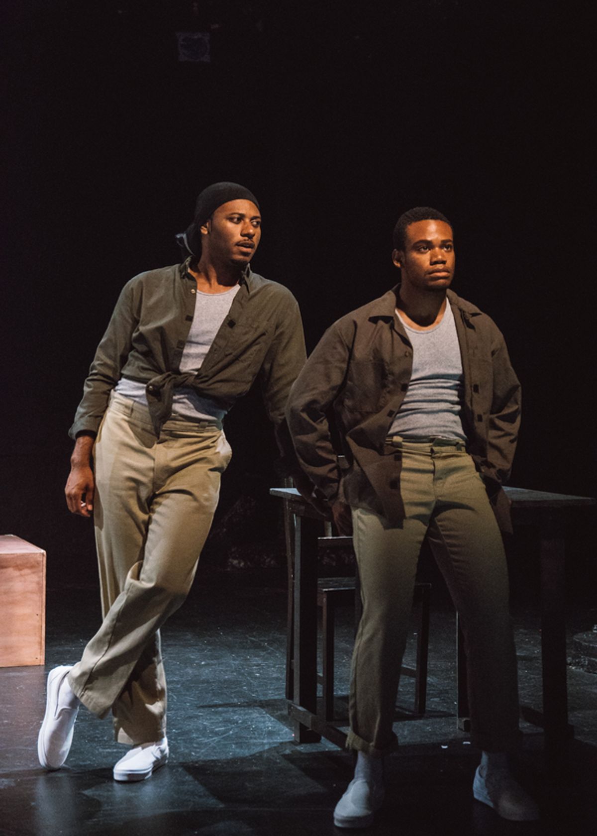 Larry Powell and Justin Sams at 