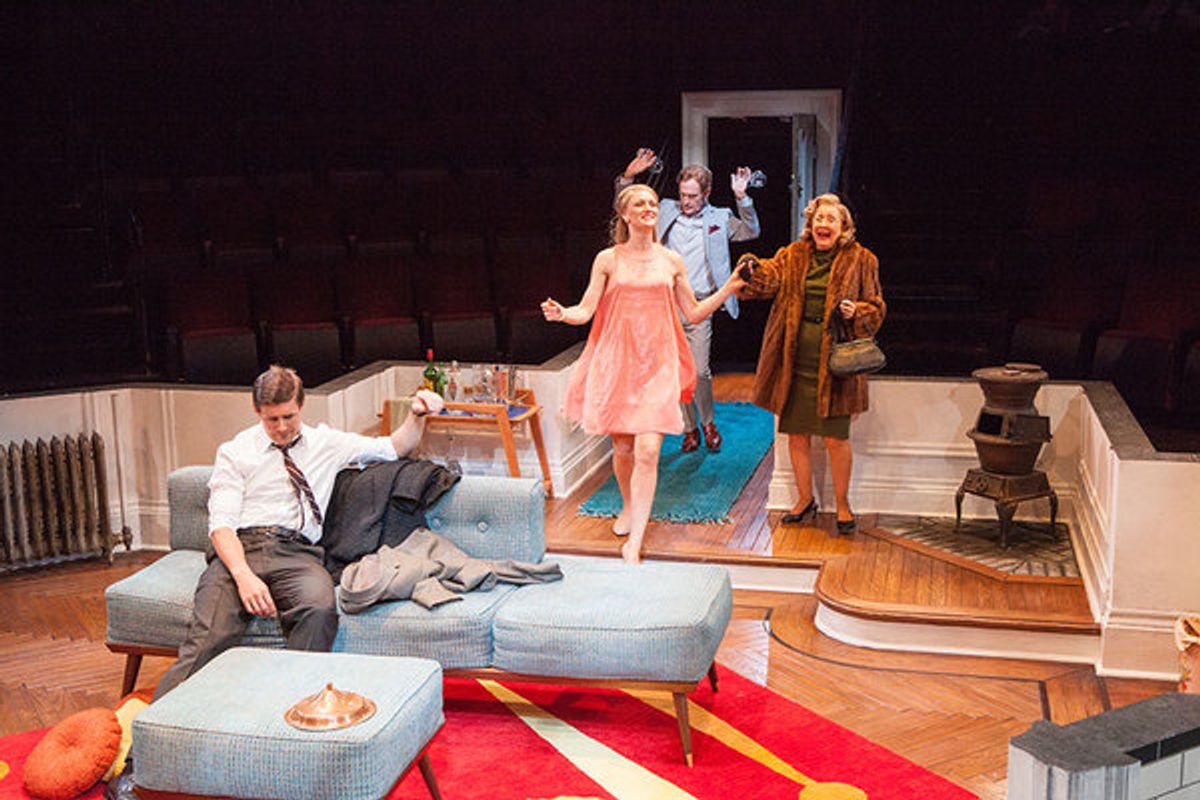 Chris Lowell, Kerry BishÃ©, Jere Burns, and Mia Dillon at 