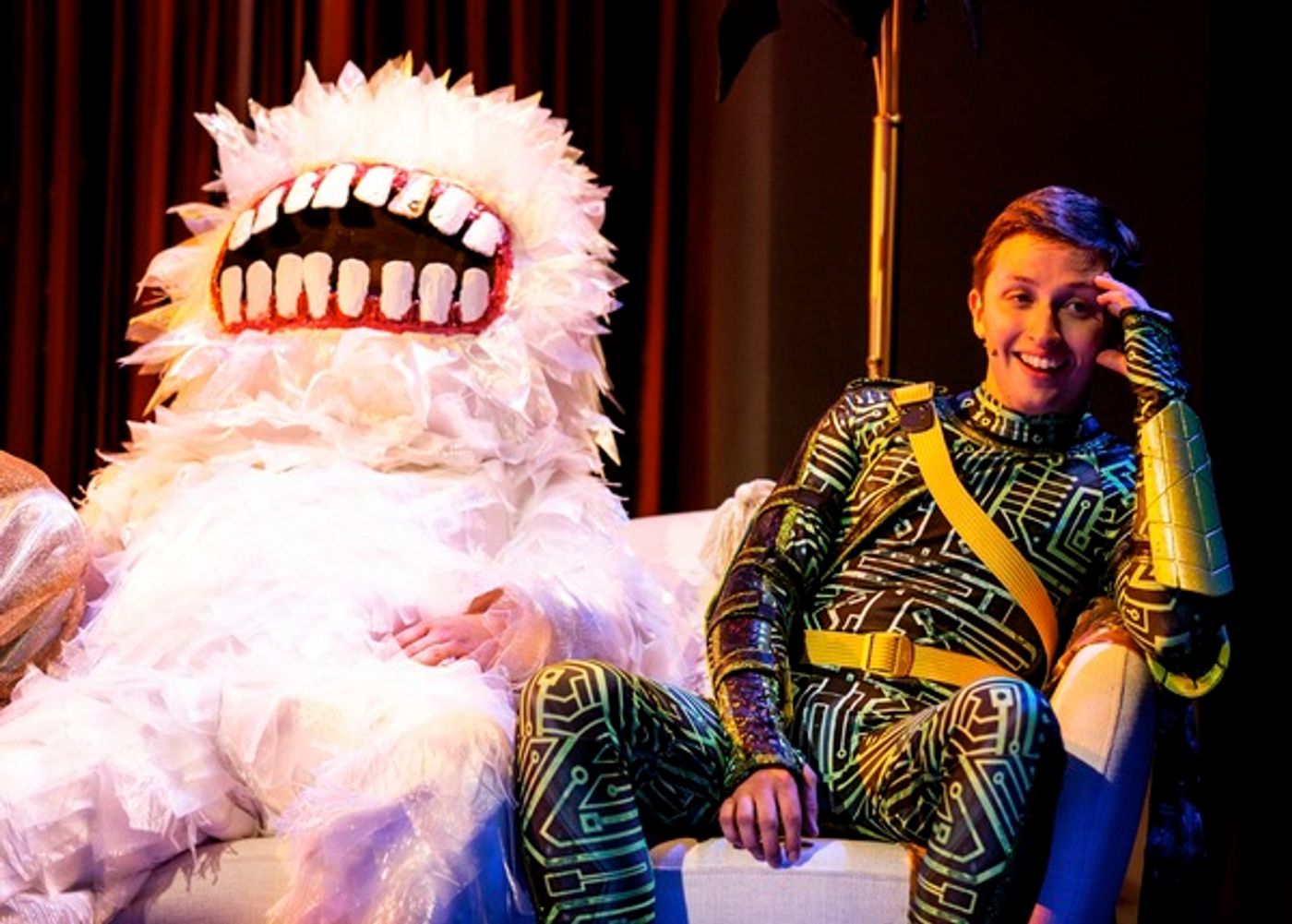 Photo Flash: Get a First Look at Will Roland, George Salazar, Jason Tam, and the Cast of BE MORE CHILL in Action  Image