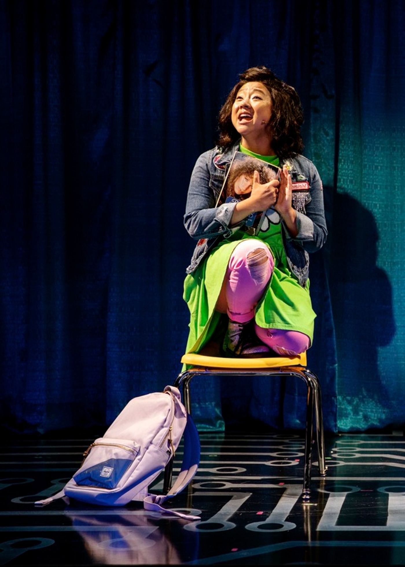 Photo Flash: Get a First Look at Will Roland, George Salazar, Jason Tam, and the Cast of BE MORE CHILL in Action  Image