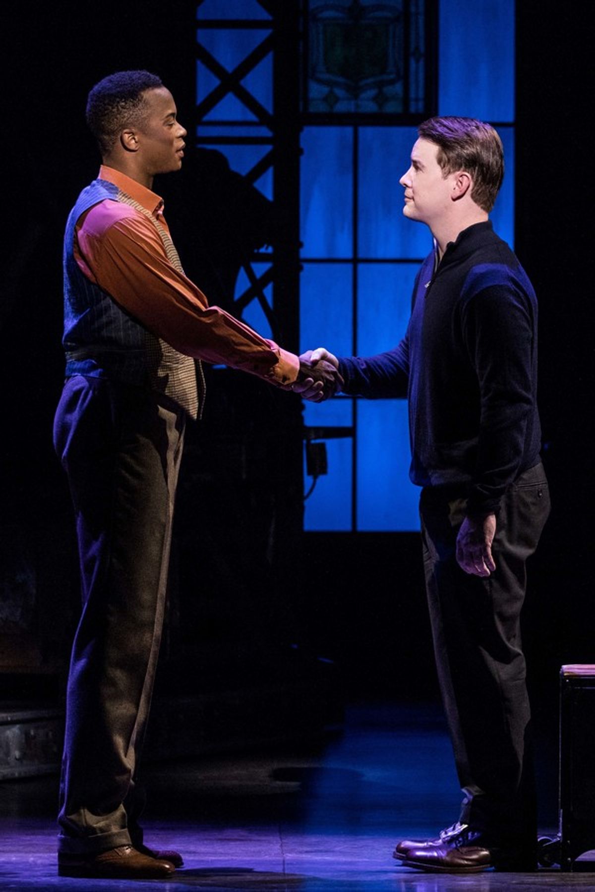 J. Harrison Ghee and David Cook at 