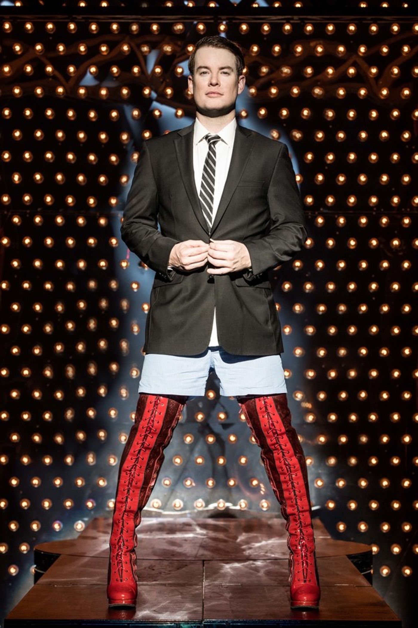 Photo Flash: American Idol's David Cook Struts Back Into Broadway's KINKY BOOTS  Image