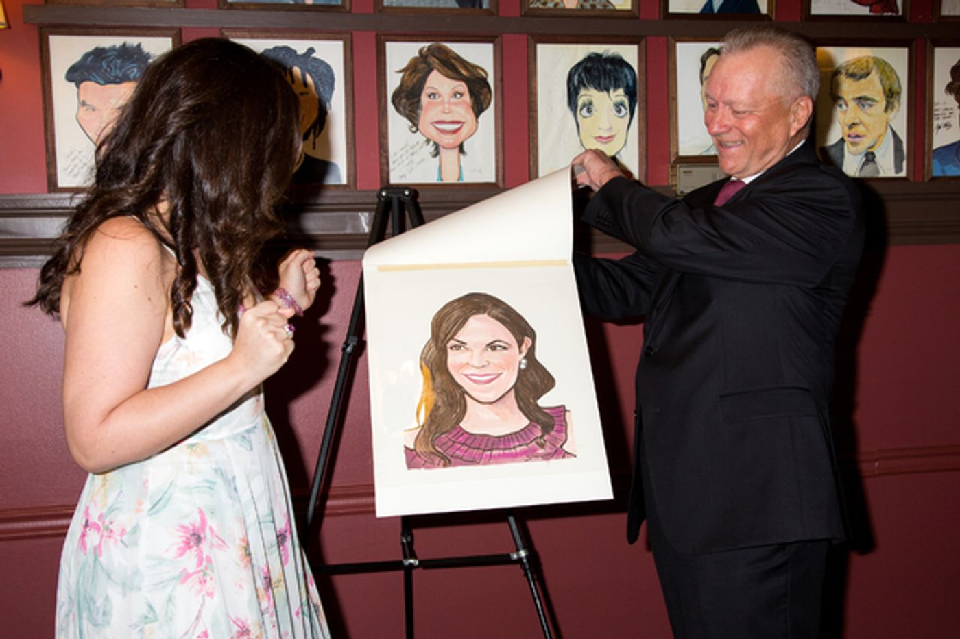 Photo Coverage: An Upstandin' Lady Is She! CAROUSEL's Lindsay Mendez Celebrates New Sardi's Portrait  Image