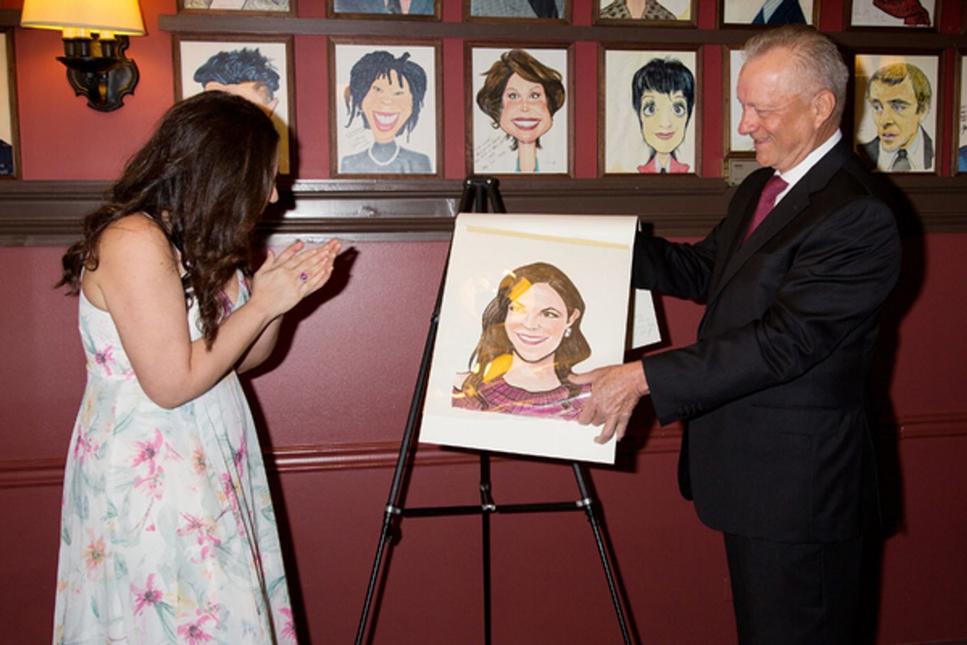 Photo Coverage: An Upstandin' Lady Is She! CAROUSEL's Lindsay Mendez Celebrates New Sardi's Portrait  Image