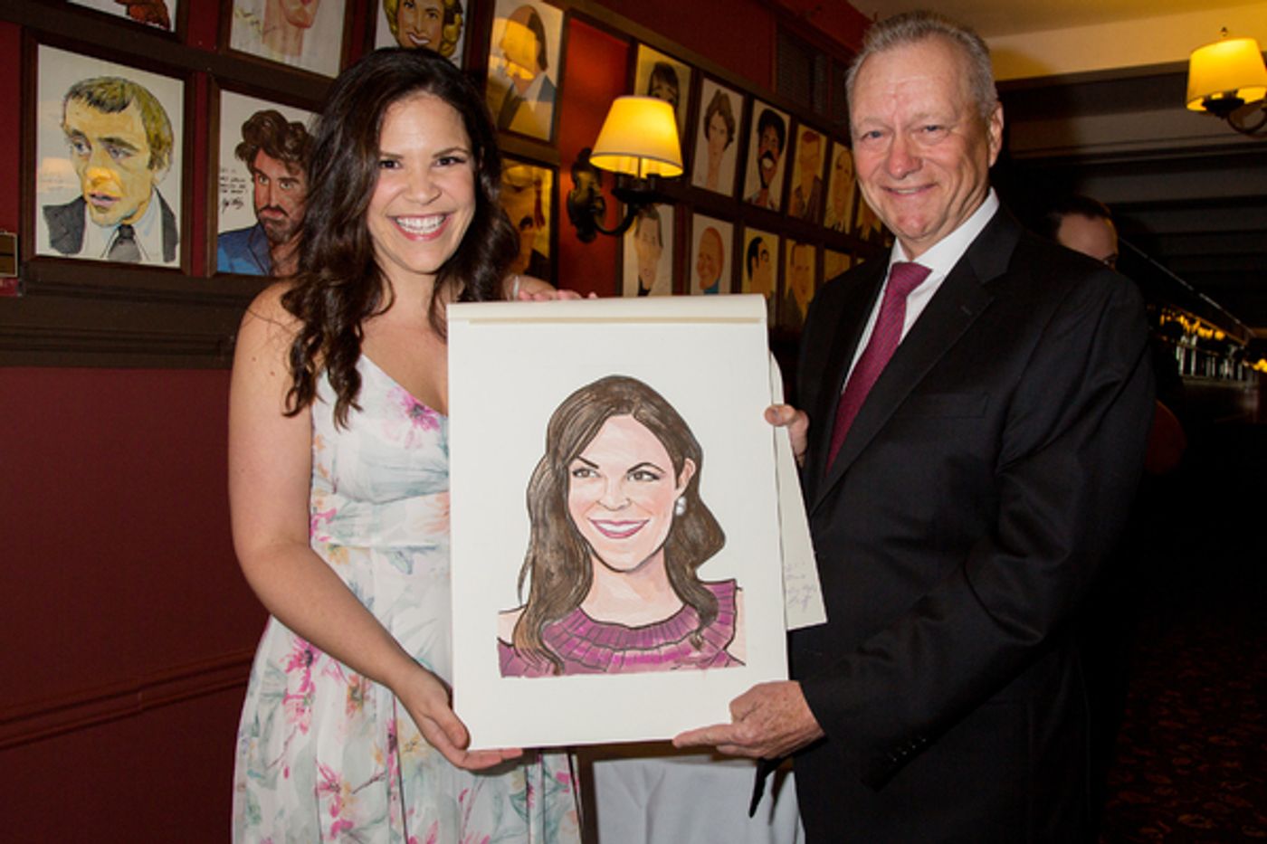 Photo Coverage: An Upstandin' Lady Is She! CAROUSEL's Lindsay Mendez Celebrates New Sardi's Portrait  Image
