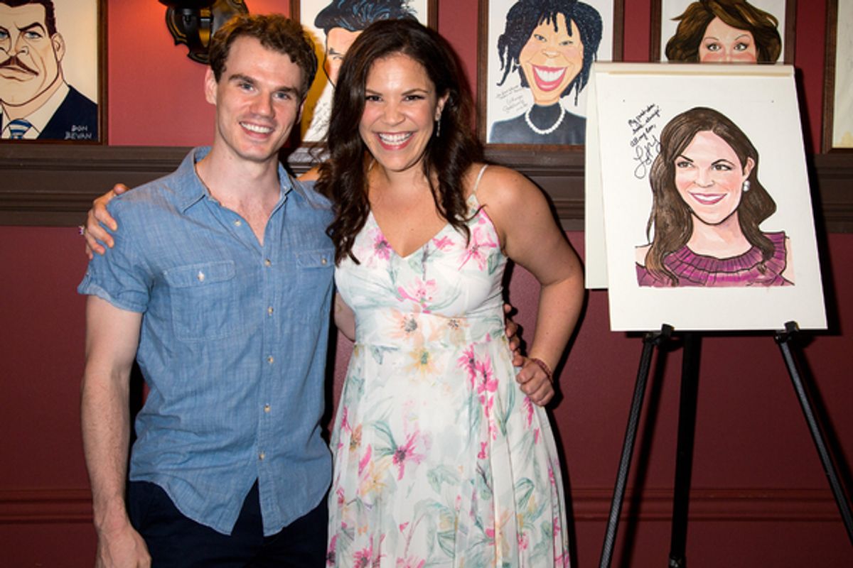 Jay Armstrong Johnson, Lindsay Mendez at 
