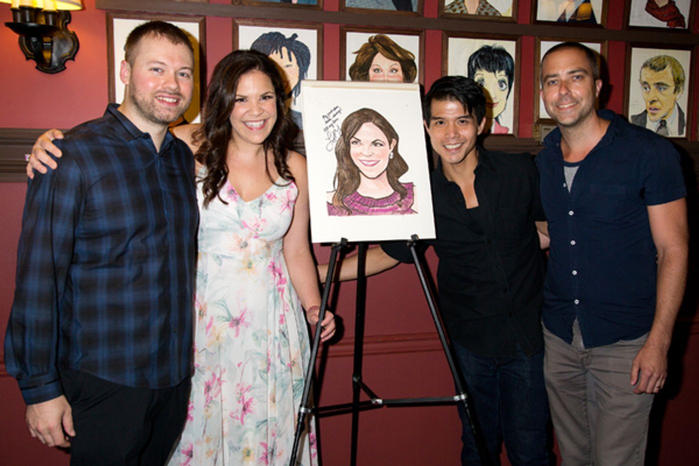 Photo Coverage: An Upstandin' Lady Is She! CAROUSEL's Lindsay Mendez Celebrates New Sardi's Portrait  Image