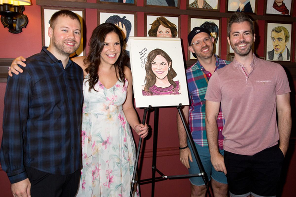 Philip Wakefield, Lindsay Mendez, Ryan Scott Oliver, Matthew Murphy at 