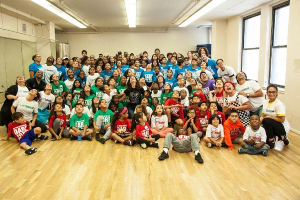 Mandy Gonzalez and Campers at 