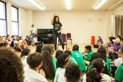 Mandy Gonzalez and Campers Photo