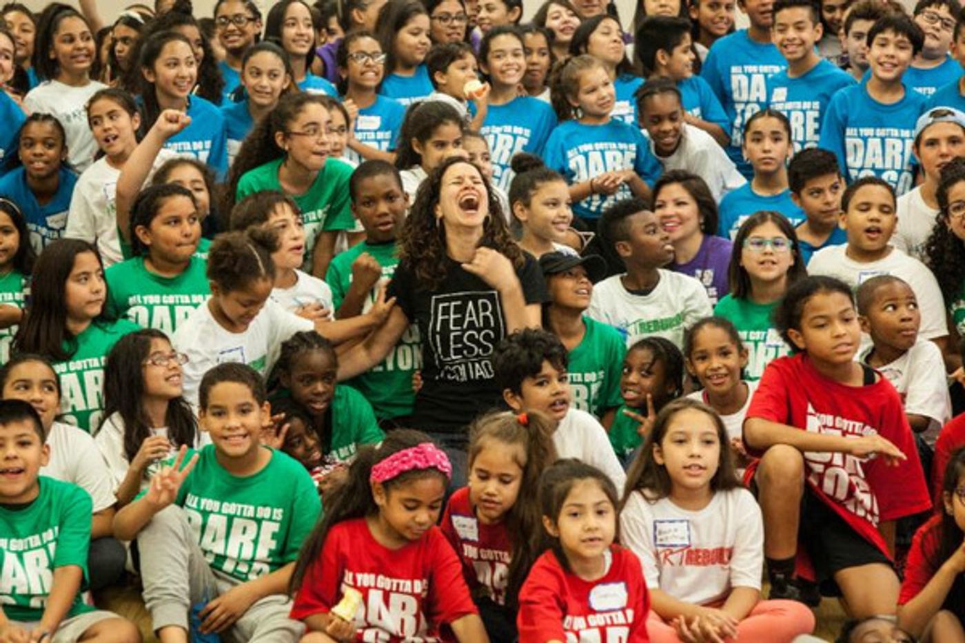 Photo Flash: Mandy Gonzalez Visits the 11th Annual DARE TO GO BEYOND Camp! Photo Flash: Mandy Gonzalez Visits the 11th Annual DARE TO GO BEYOND Camp! Image
