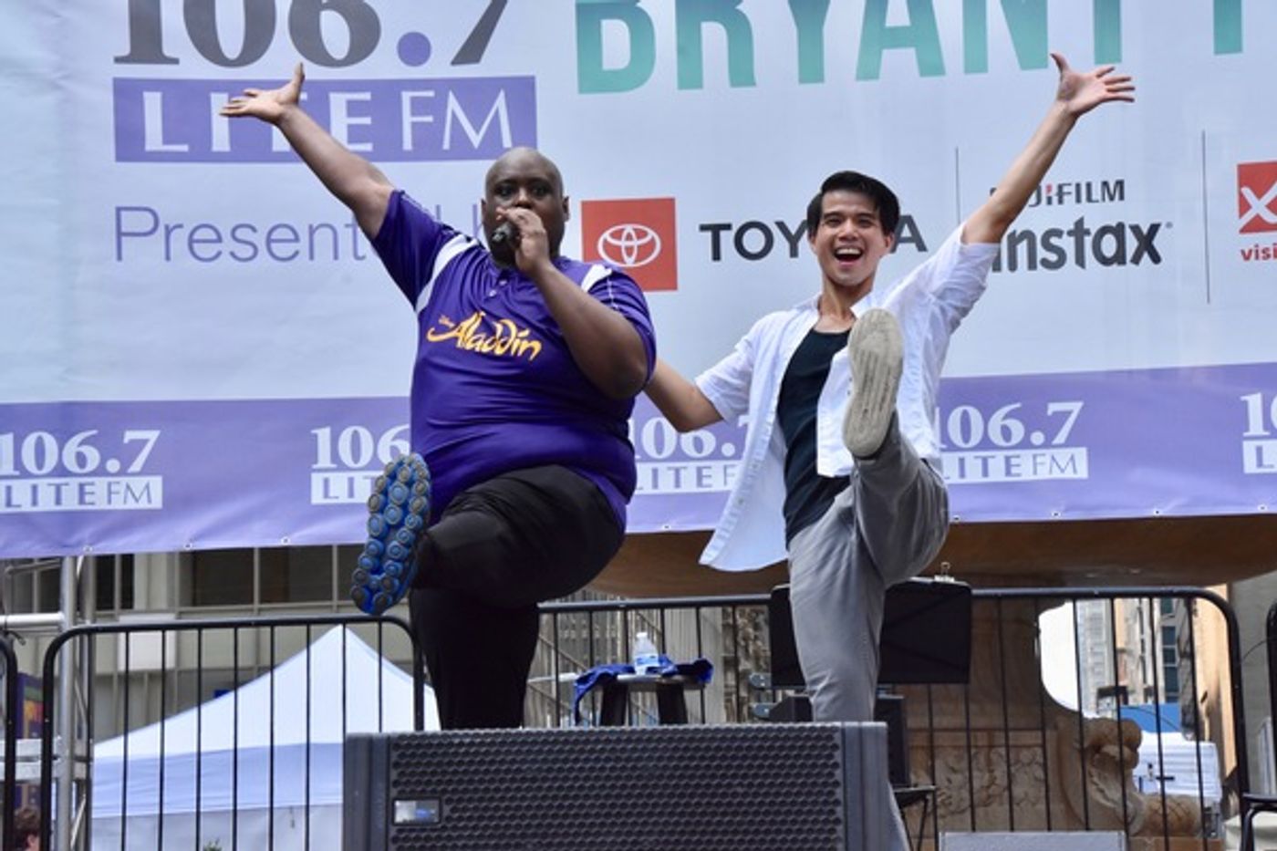 Photo Coverage: Disney Takes Over Broadway In Bryant Park - Performances From FROZEN, THE LION KING, and ALADDIN!  Image