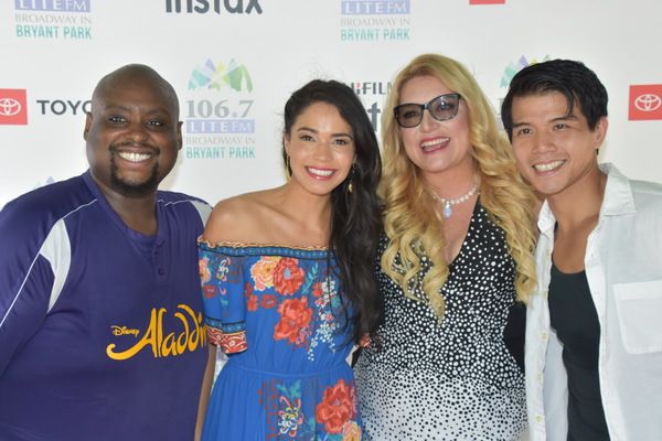 Photo Coverage: Disney Takes Over Broadway In Bryant Park - Performances From FROZEN, THE LION KING, and ALADDIN! — photo 8 of 49