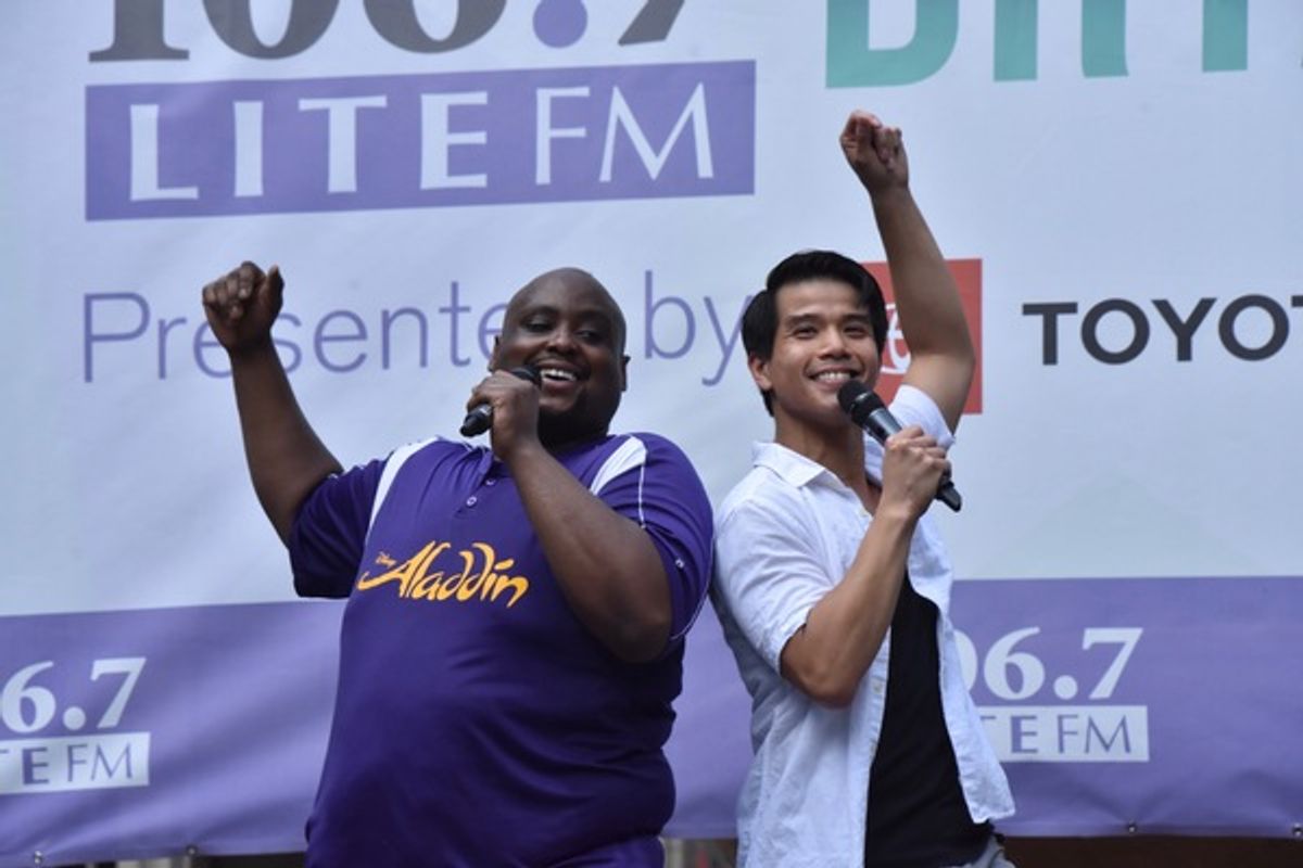 Major Attaway and Telly Leung at 