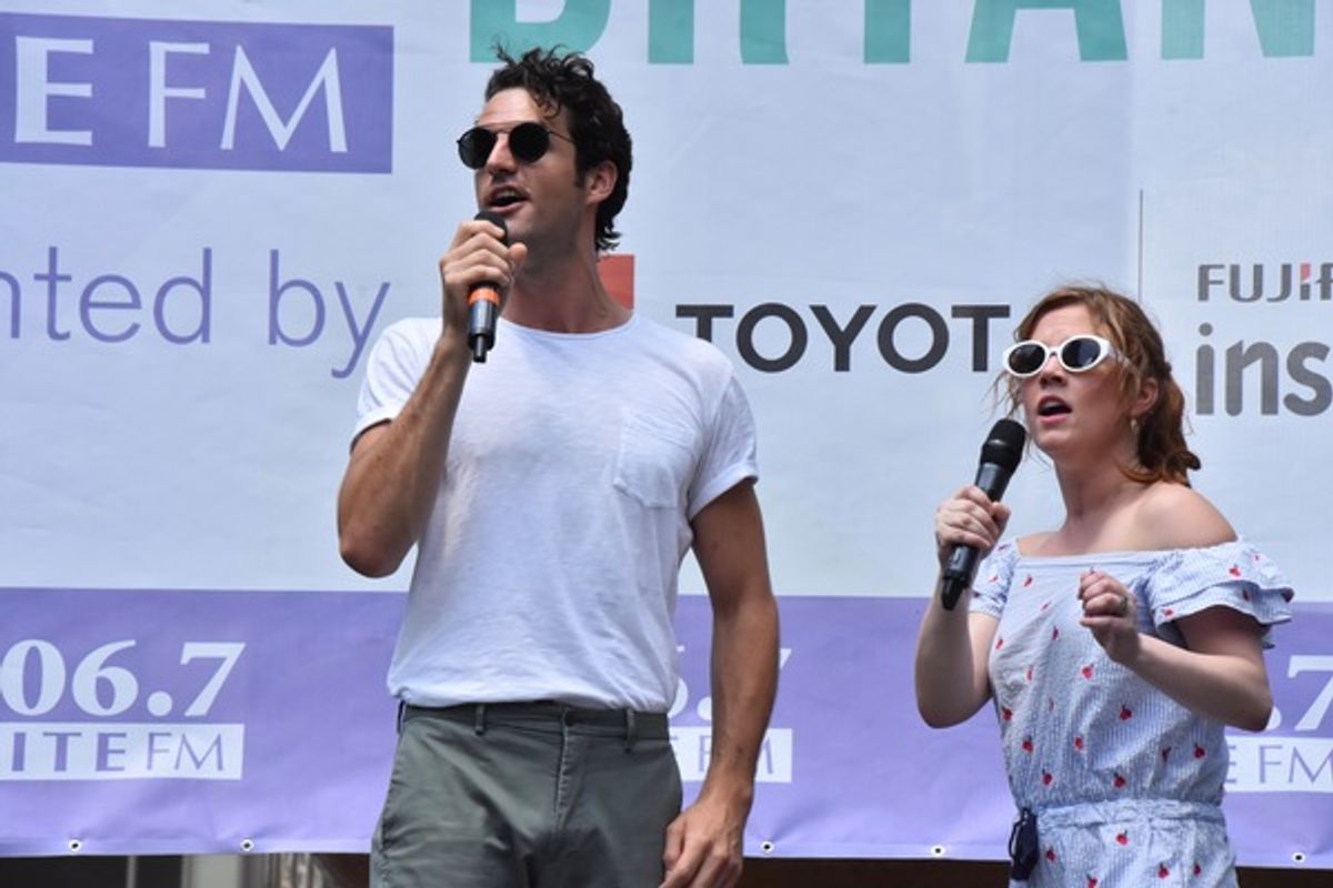 John Riddle and Patti Murin at 