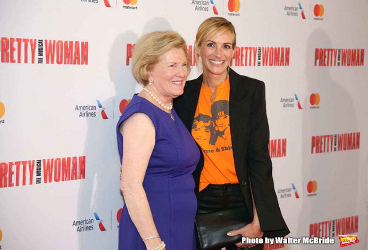 Barbara Marshall and Julia Roberts  at 