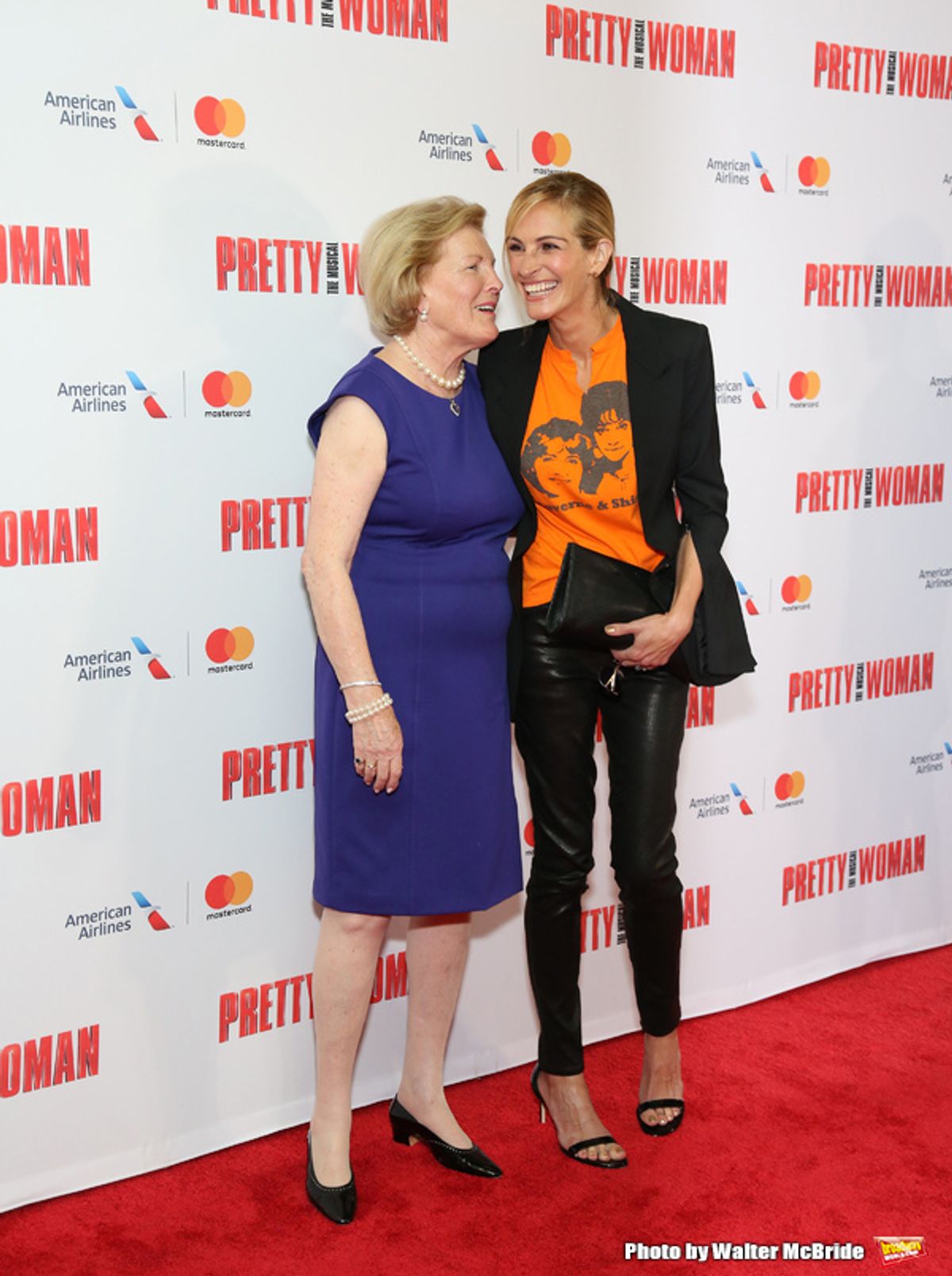 Barbara Marshall and Julia Roberts  at 