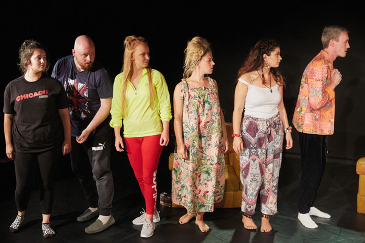 Jamie Parker, Henry Holmes, Clare Hawkins, Sophie Coulter, Angela Crispim and Garry Skimins at 